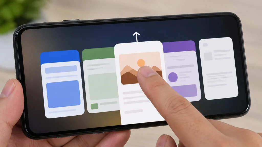 apps em segundo plano causando erro de câmera não foi possível conectar