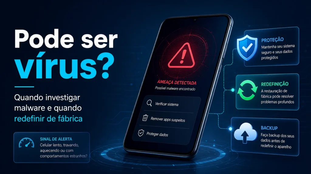 celular lento e travando pode ser vírus