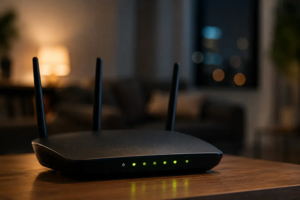 internet caindo no mesmo horario roteador