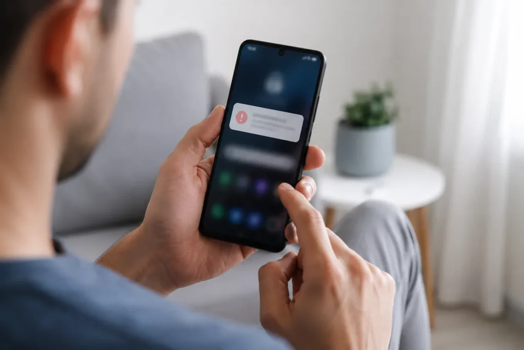 anúncios aparecem do nada Android em forma de notificação inesperada