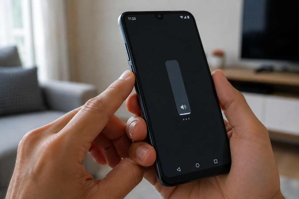 volume notificacao zerado celular sem som