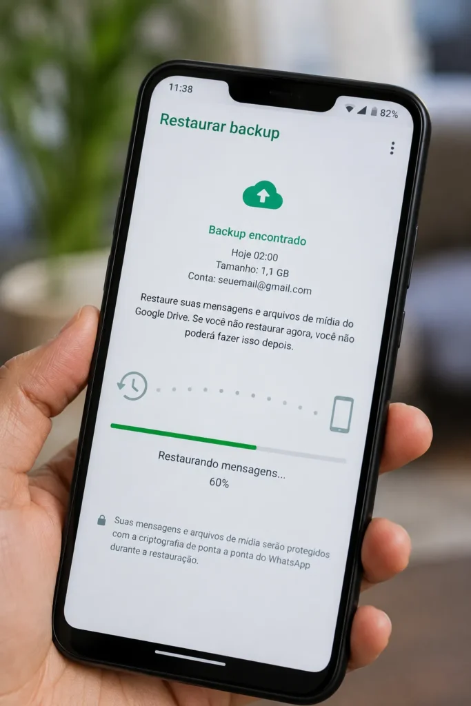restaurar backup whatsapp icloud google drive