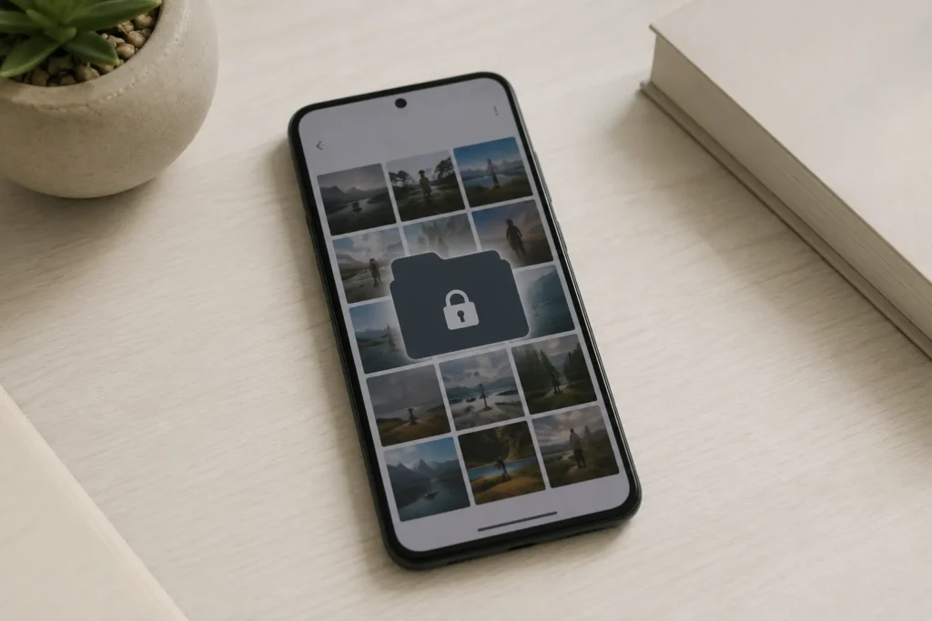 recuperar fotos apagadas no iPhone verificando o álbum de Itens Ocultos