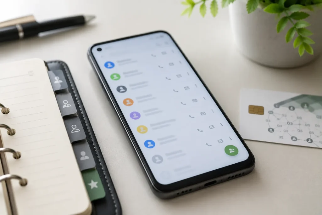 Conferência do número quando contatos não aparecem no WhatsApp