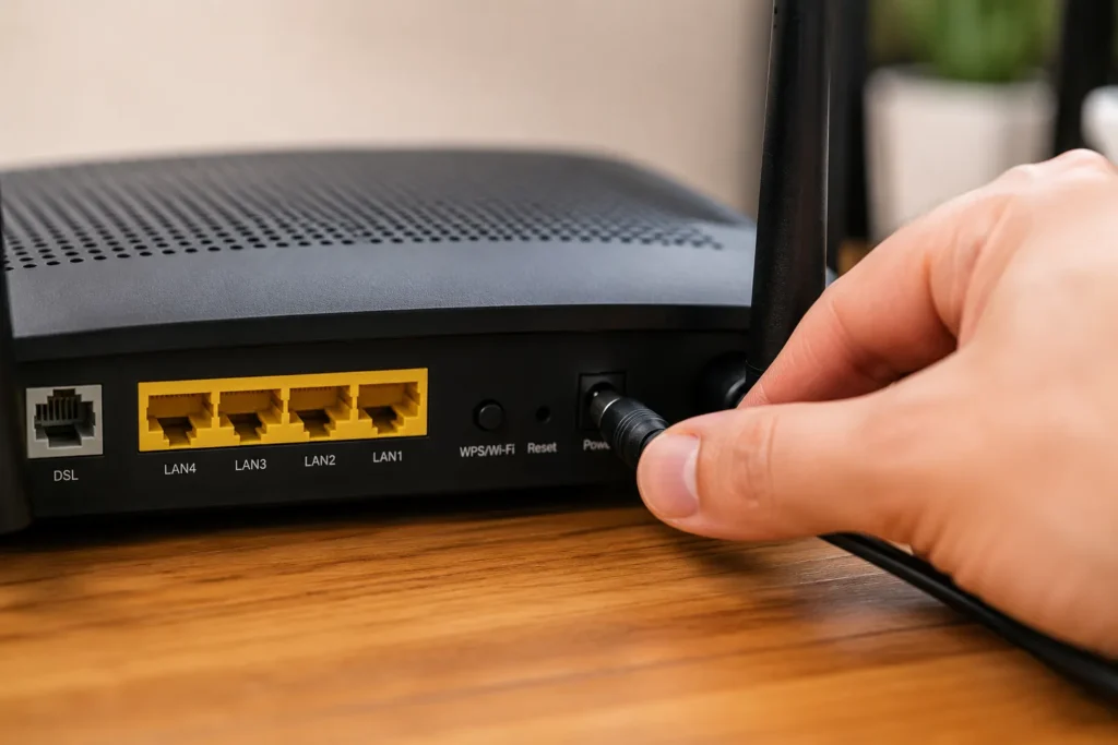 reiniciar roteador iphone nao conecta wifi