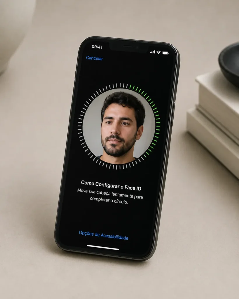 reconfigurar face id apos parar de funcionar