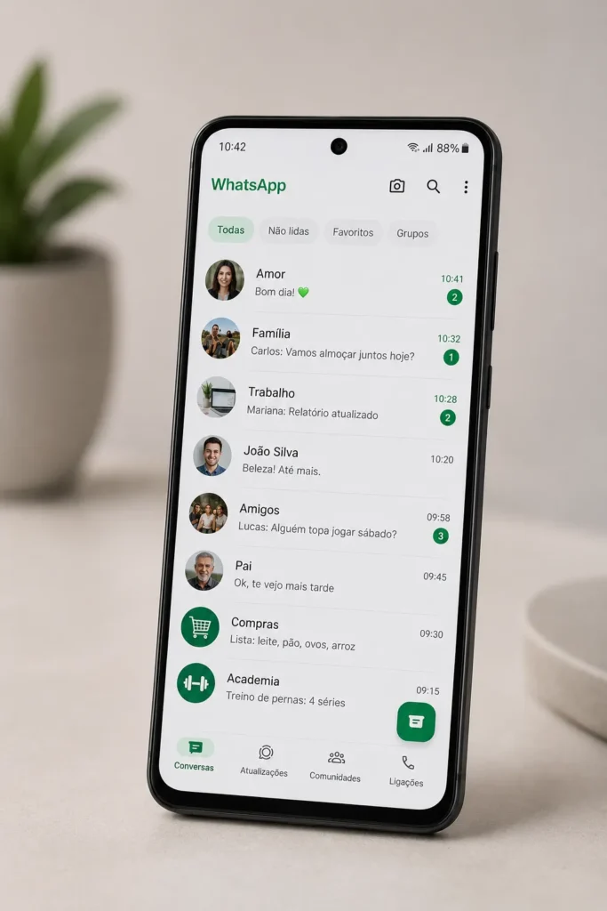 whatsapp conectado normalmente apos correcao