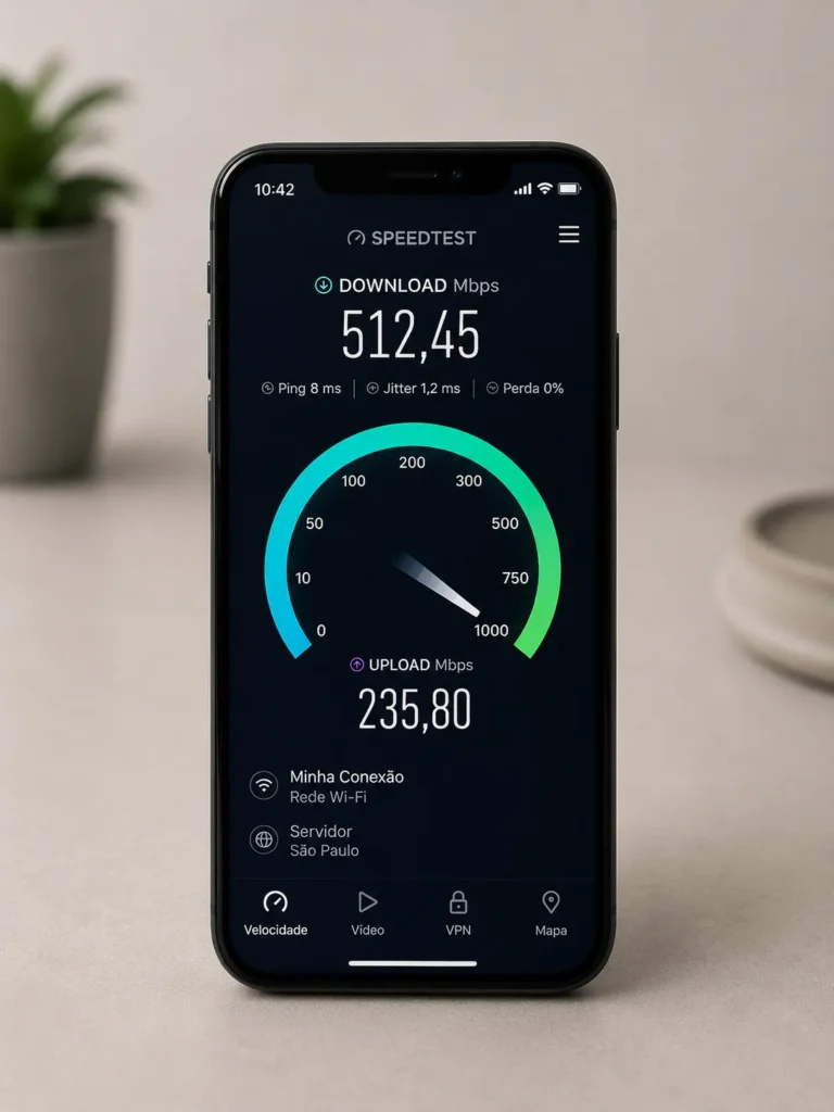 teste velocidade internet celular rapida
