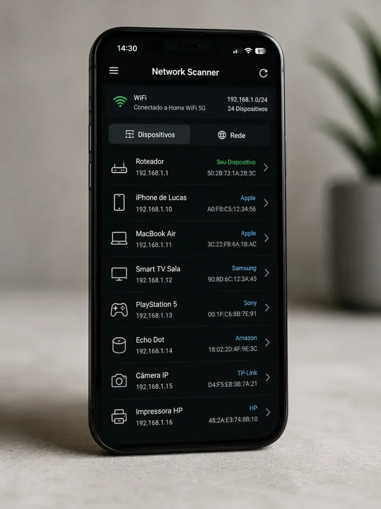 app escaneamento rede quem esta usando wi-fi