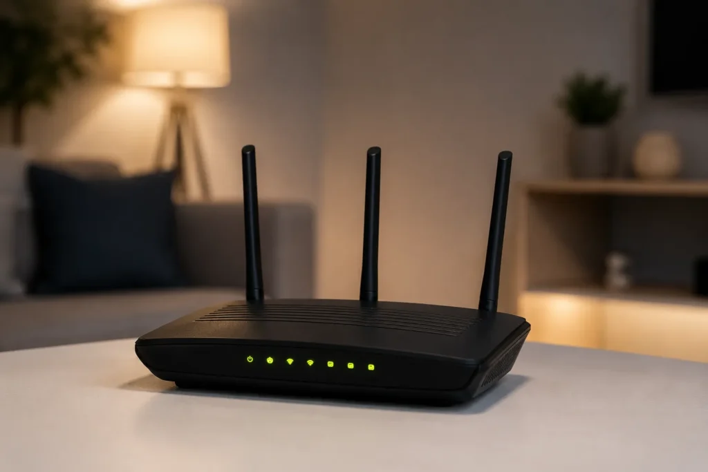 roteador estavel apos correcao internet caindo