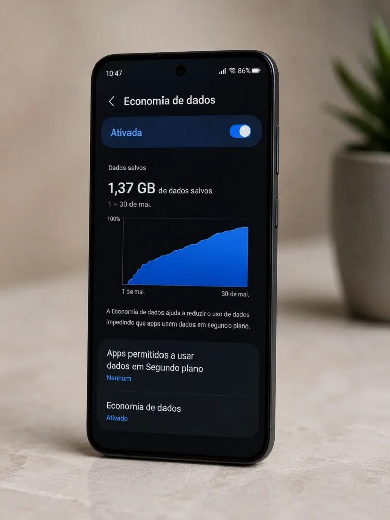 economia de dados ativada celular