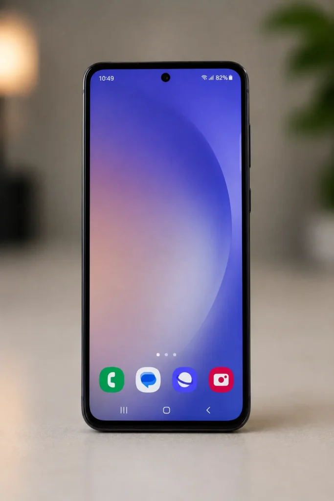 tela inicial limpa apos desinstalar apps