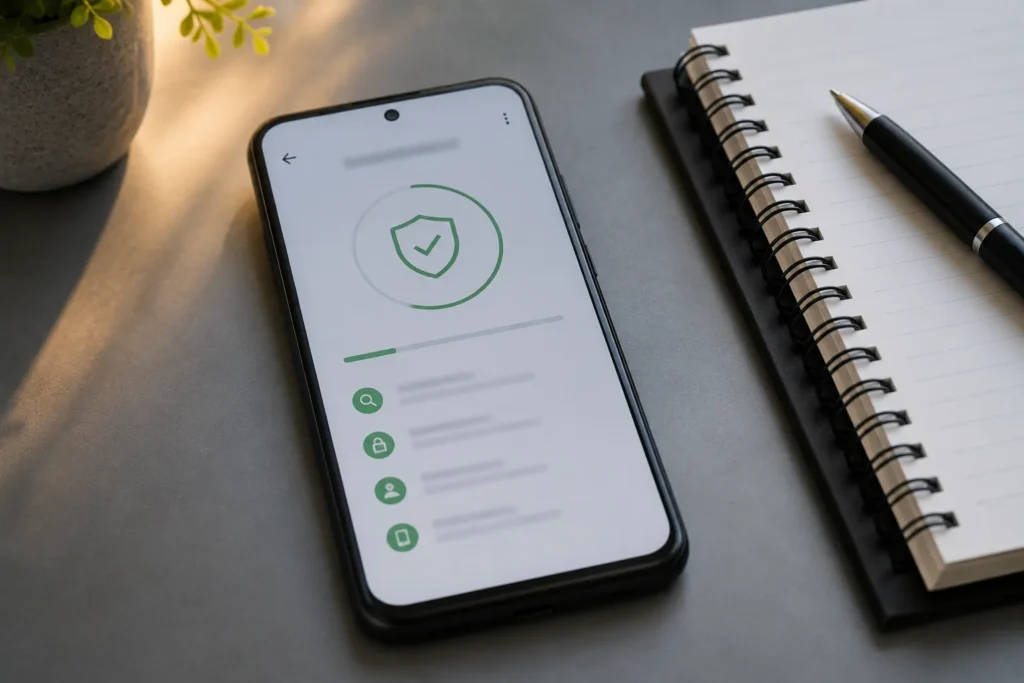 anúncios aparecem do nada Android durante verificação de segurança