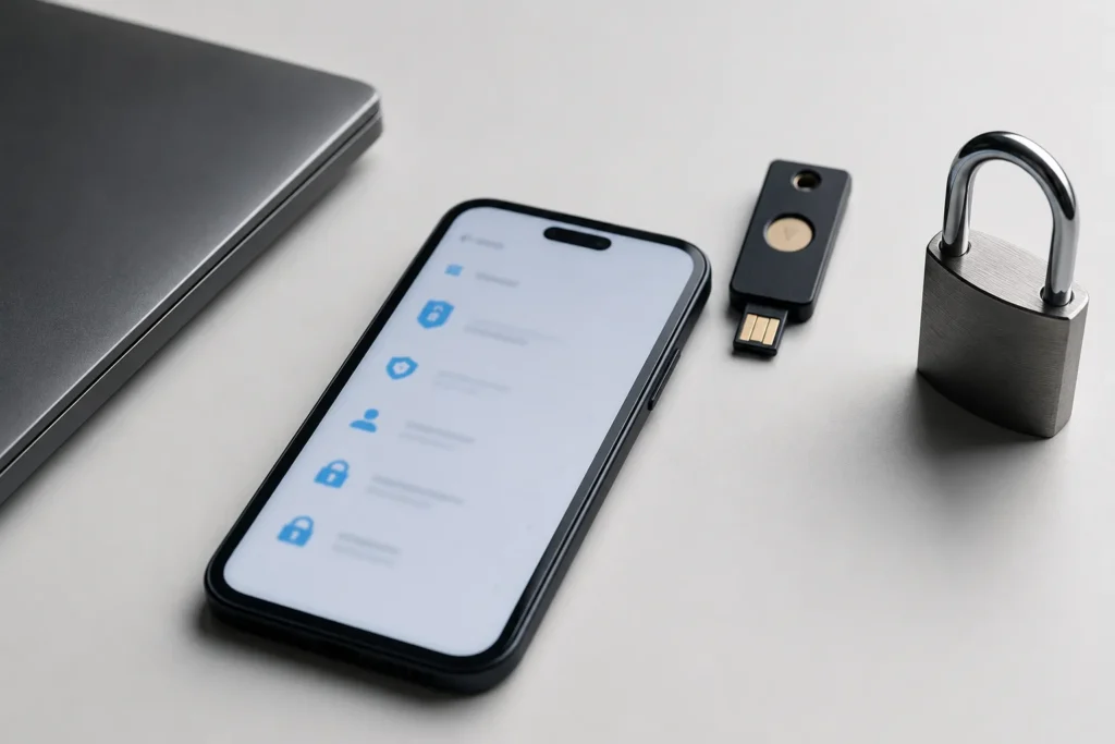 Medidas de segurança após ver aparelhos conectados Conta Google