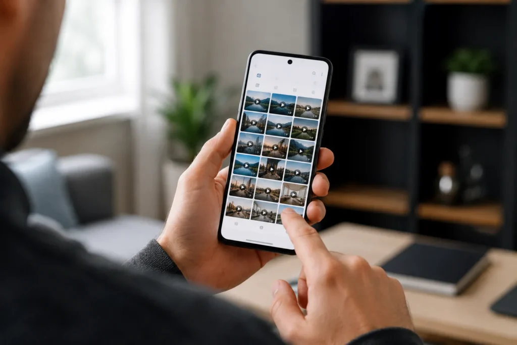 compactar vídeo celular para liberar espaço de armazenamento