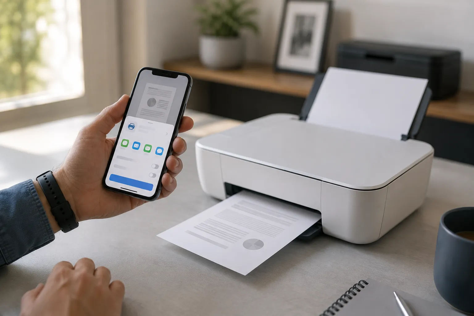 Como imprimir pelo iPhone: 5 passos com AirPrint