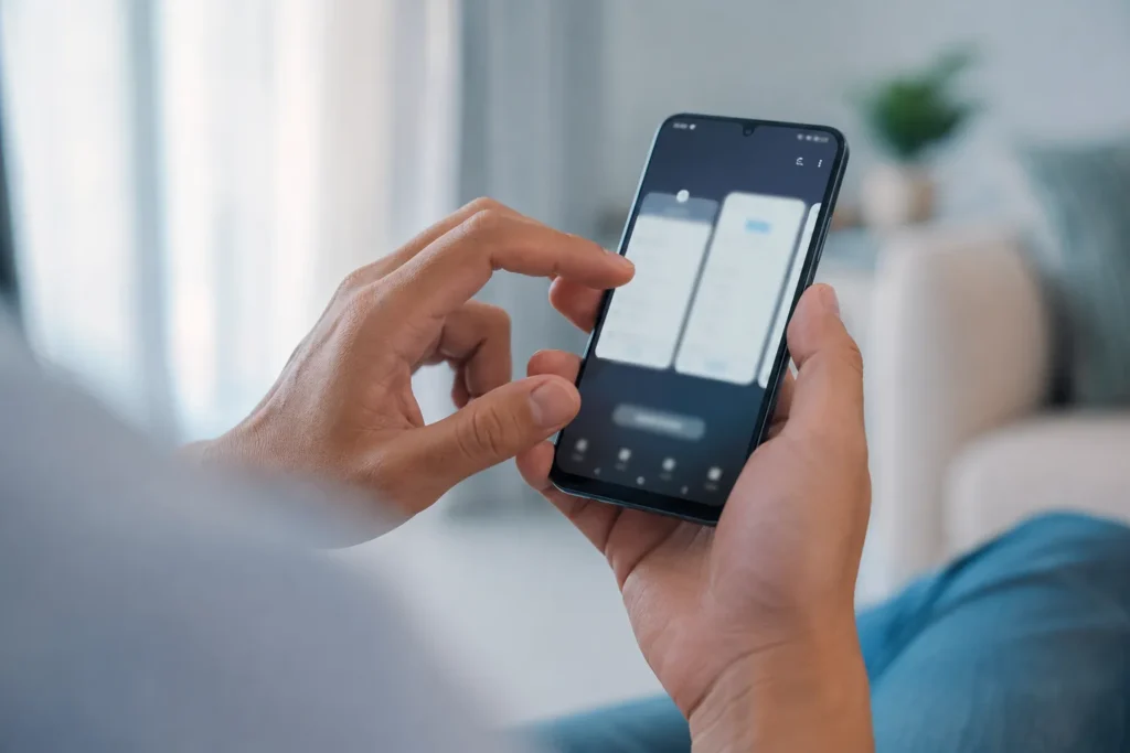 recuperar abas fechadas Chrome celular usando o gerenciador de guias no Android
