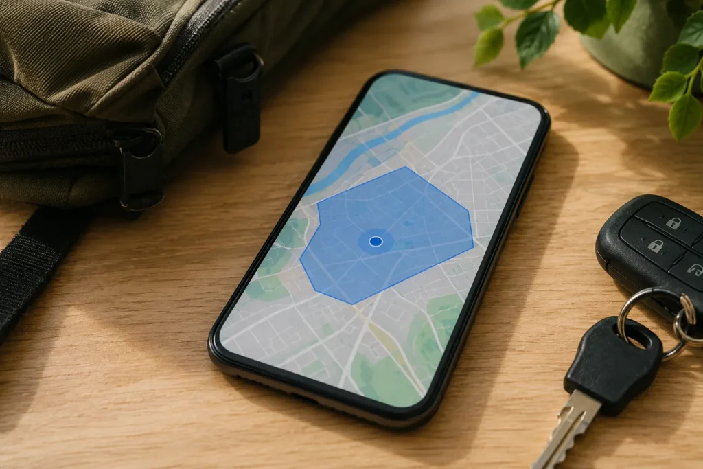 Configuração de atualização do Google Maps offline em um celular
