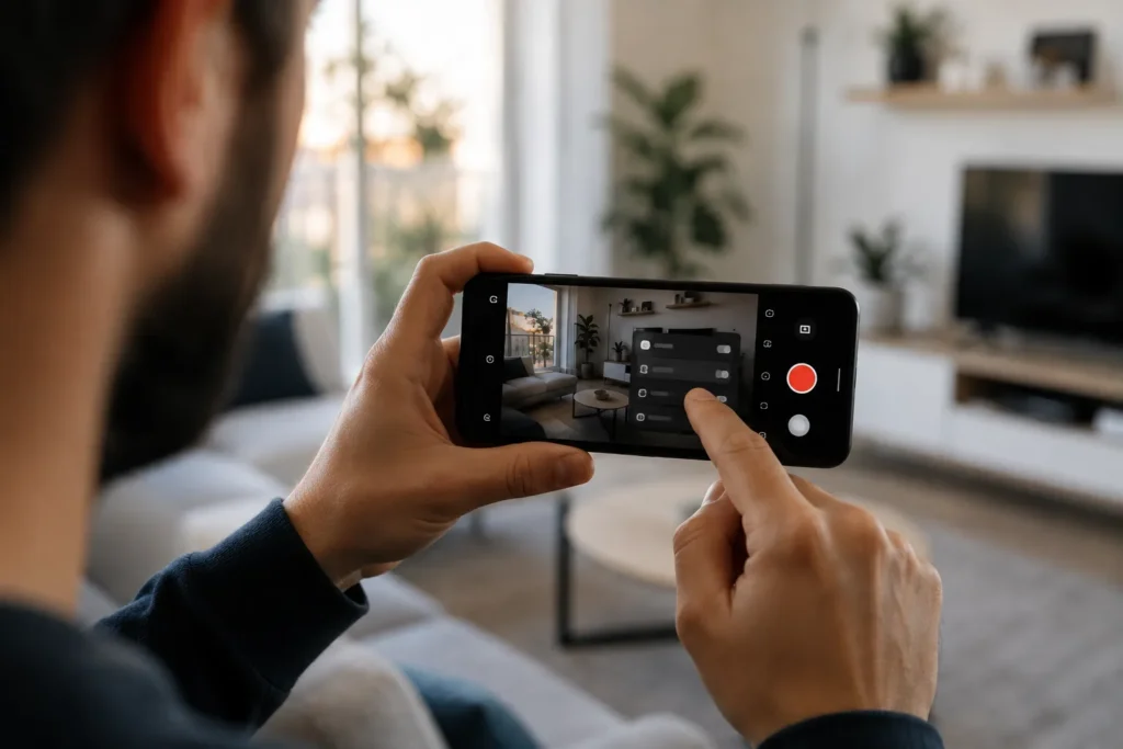 compactar vídeo celular ajustando resolução e gravação