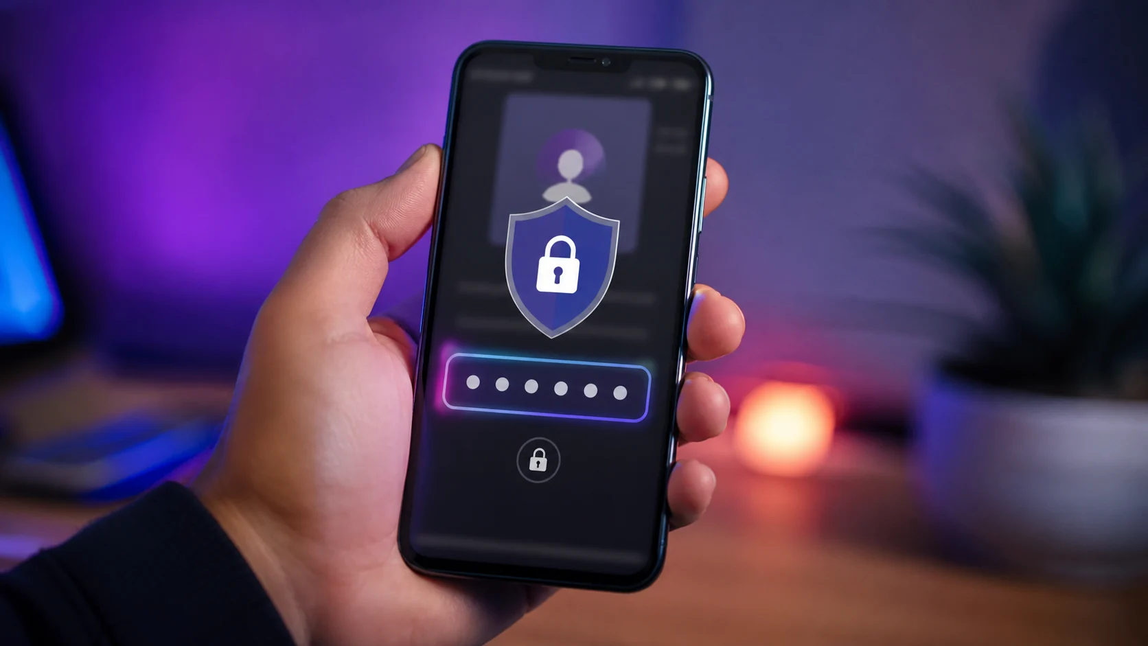 celular protegido por autenticação em duas etapas